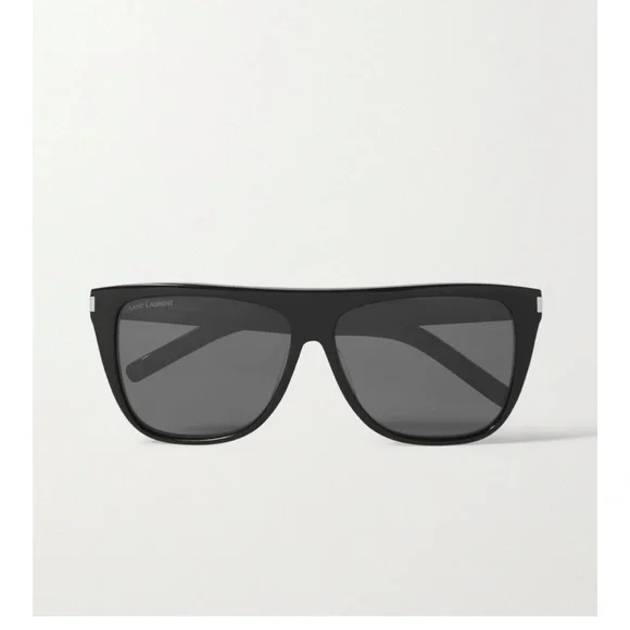 Saint Laurent D-frame acetate sunglasses with case AUTHENTIC - Picture 2 of 11